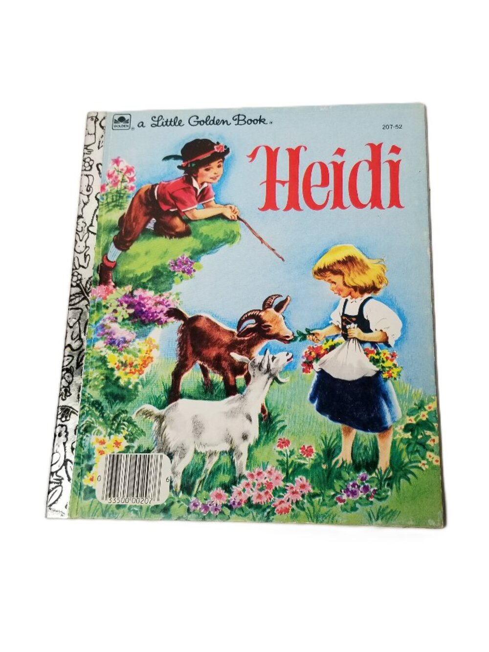 Heidi Little Golden Book Vintage Hardcover Childrens Classic Illustrated
